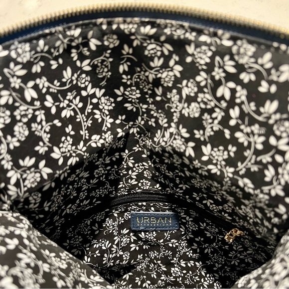 Urban Expressions Dark Blue Convertible Shoulder / Clutch Bag - Picture 5 of 5